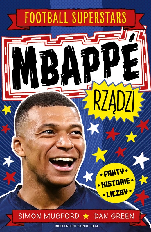 okładka Mbappé rządzi. Football superstars książka | Mugford Simon