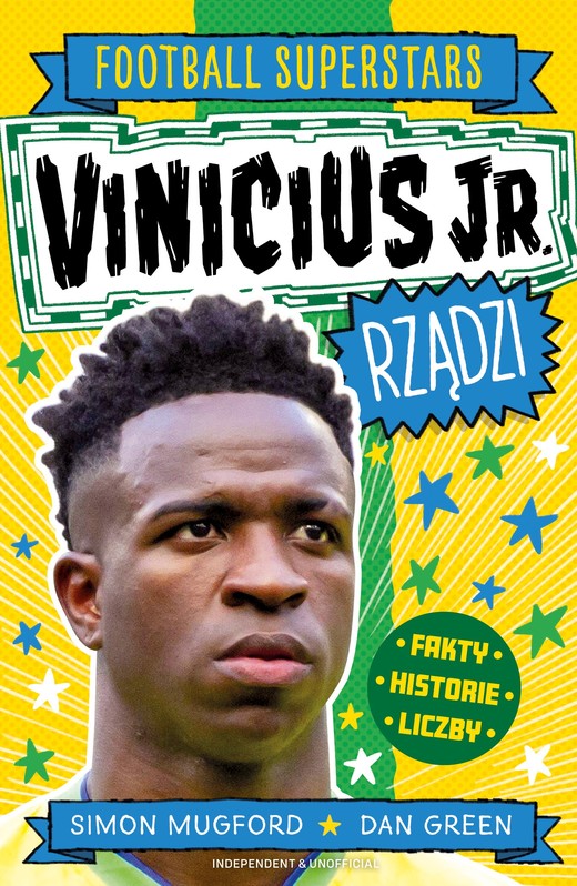 okładka Vinicius Jr. rządzi. Football superstars książka | Mugford Simon