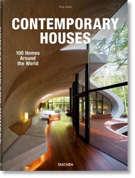 okładka Contemporary Houses. 100 Homes Around the World wer. angielska książka | Philip Jodidio