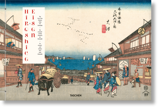 okładka Hiroshige & Eisen. The Sixty-Nine Stations along the Kisokaido książka | Rhiannon Paget