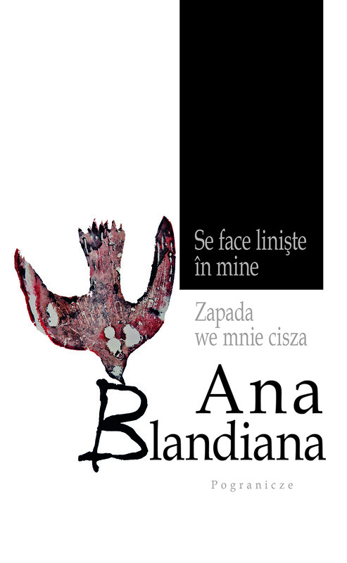 okładka Zapada we mnie cisza książka | Ana Blandiana
