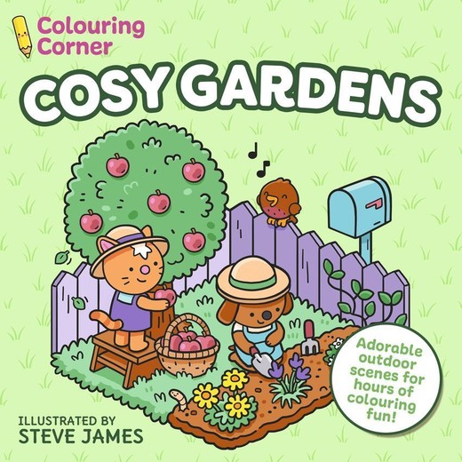 okładka Colouring Corner: Cosy Gardens książka | Sidney Perkowitz