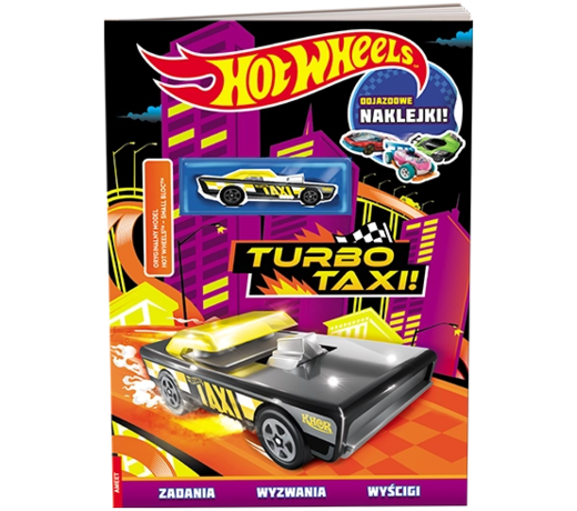 okładka Mattel Hot Wheels Turbo taxi! FLA-1606 książka | Opracowanie zbiorowe