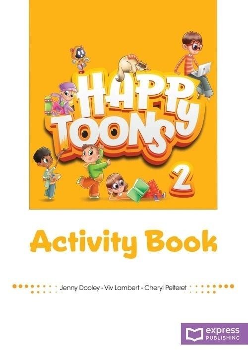 okładka Happy Toons 2 edycja międzyna. AB + DigiBook (kod) książka | Cheryl Pelteret, Jenny Dooley, Viv Lambert