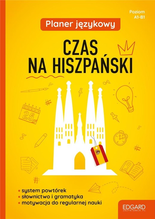 okładka Planer językowy Czas na hiszpański książka | Agata Bal