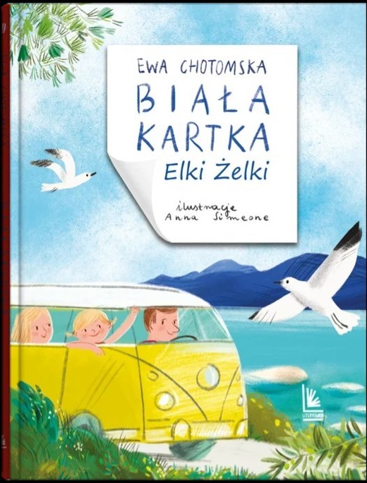 okładka Biała kartka Elki Żelki książka | Ewa Chotomska