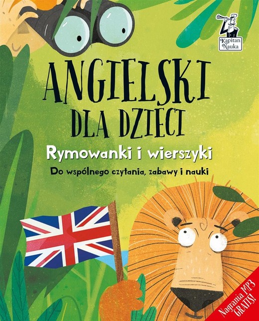 okładka Kapitan nauka. Angielski dla dzieci. Rymowanki książka | Robok Roksana