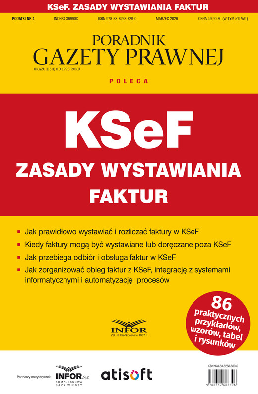 okładka KSeF Zasady wystawiania faktur ebook | pdf | Praca zbiorowa