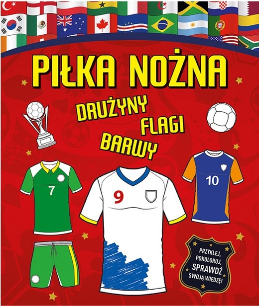 okładka Piłka nożna. Drużyny, flagi, barwy książka | Dan Crisp