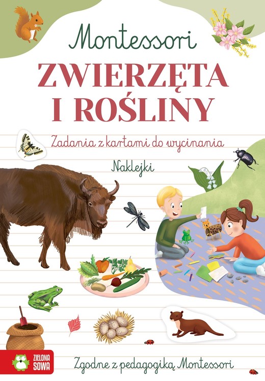 okładka Zeszyt Montessori. Zwierzęta i rośliny książka | Zuzanna Osuchowska
