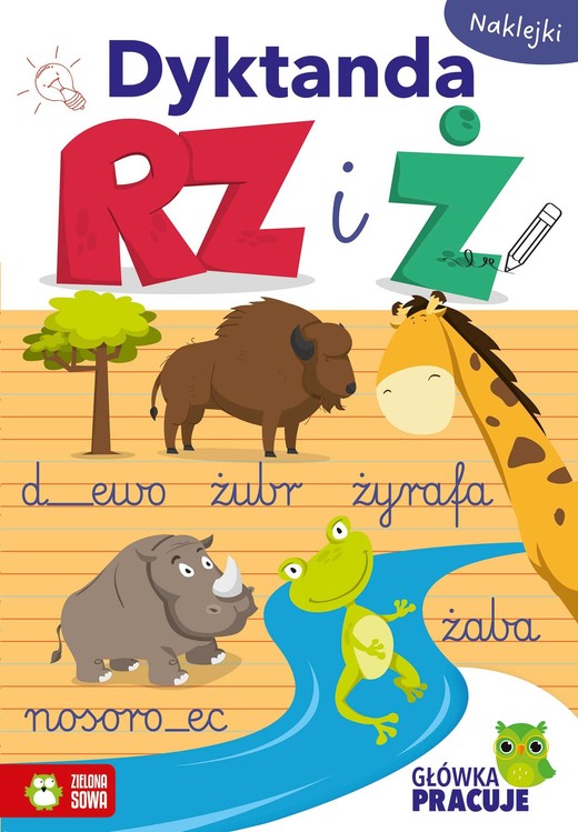 okładka Główka pracuje. Dyktanda RZ i Ż książka | Opracowanie zbiorowe