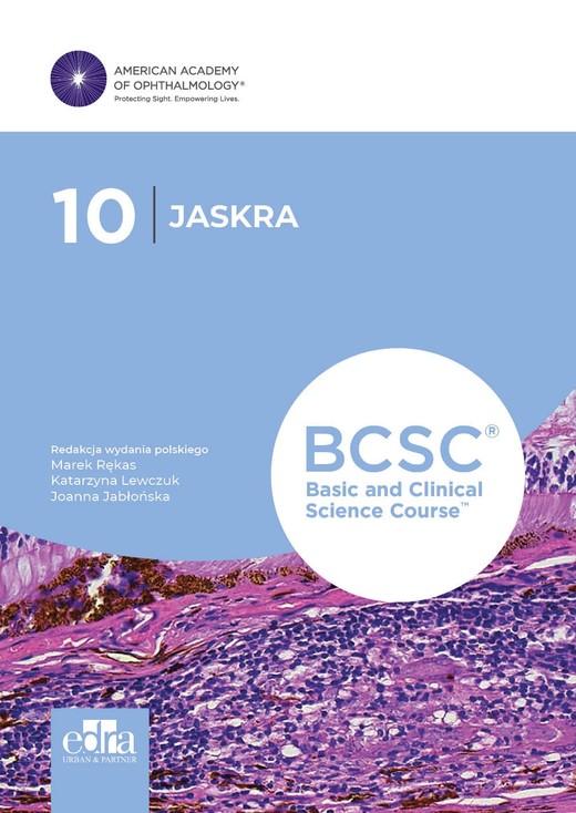 okładka BCSC 10. Jaskra. Seria Basic and Clinical Science Course książka | J. Jabłońska, K. Lewczuk, red. M.Rękas