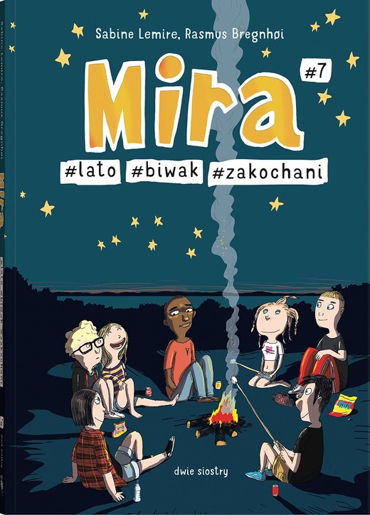 okładka Mira #7 #lato #biwak #zakochani książka | Sabine Lemire
