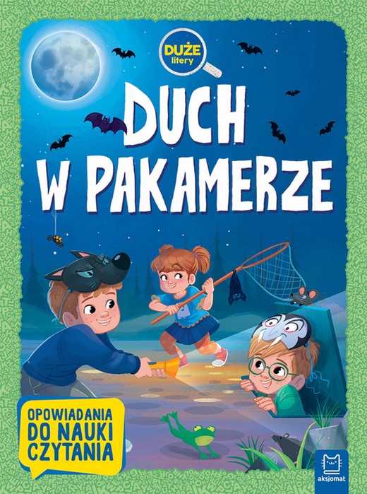 okładka Duch w pakamerze duże litery opowiadania do nauki czytania książka | Opracowanie zbiorowe