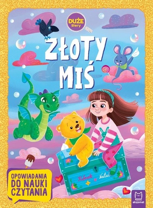 okładka Złoty miś. Opowiadania do nauki czytania książka | Agata Giełczyńska-Jonik