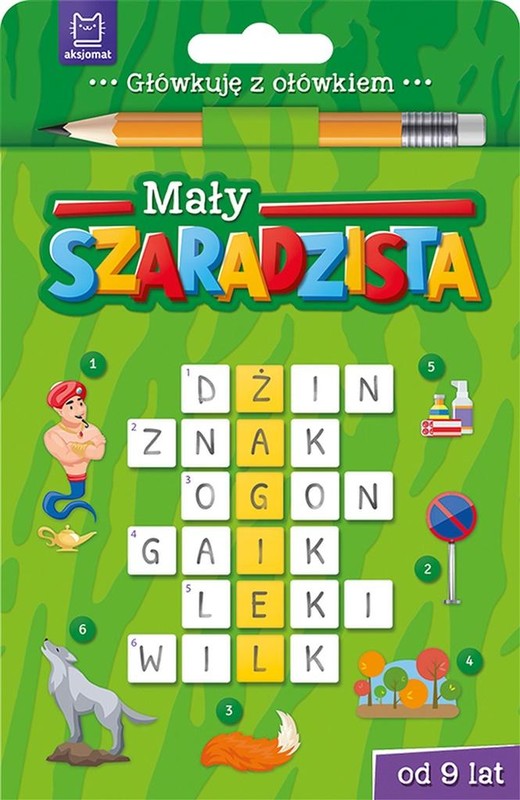 okładka Mały szaradzista od 9 lat. Książeczka zielona książka | Beata Karlik