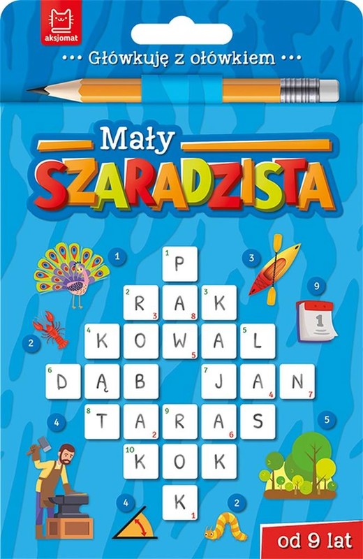 okładka Mały szaradzista od 9 lat. Książeczka niebieska książka | Beata Karlik
