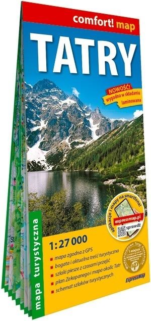 okładka Comfort! map Tatry 1:27 000 w.2026 książka | Praca Zbiorowa