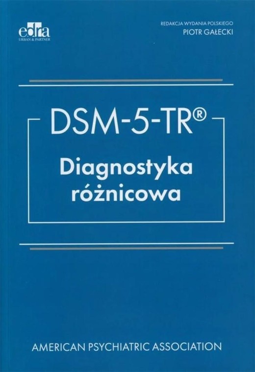okładka DSM-5-TR. Diagnostyka różnicowa książka | First MichaelB.