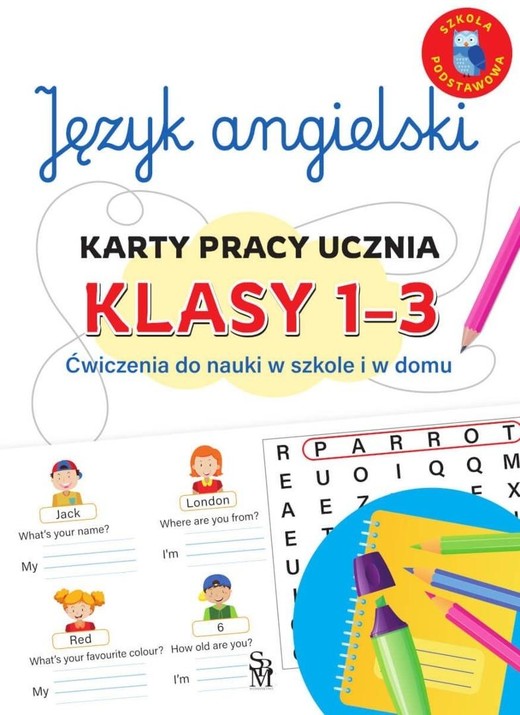 okładka Język angielski. Karty pracy ucznia SP 1-3 książka | Joanna Baryłka