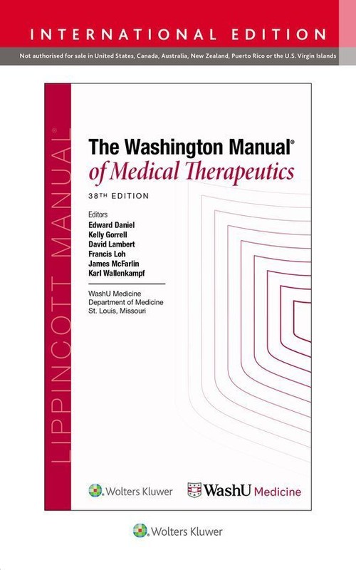 okładka Washington Manual of Medical Therapeutics, International Edition książka | Washington University