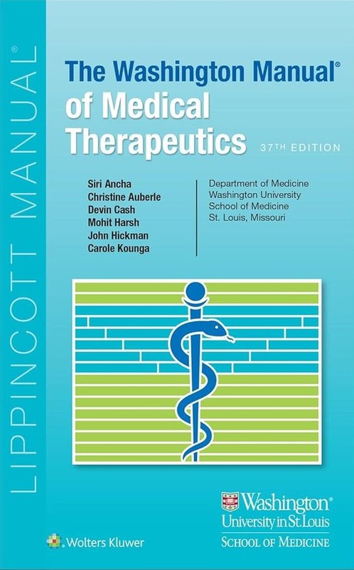 okładka The Washington Manual of Medical Therapeutics, International Edition książka | Siri Ancha