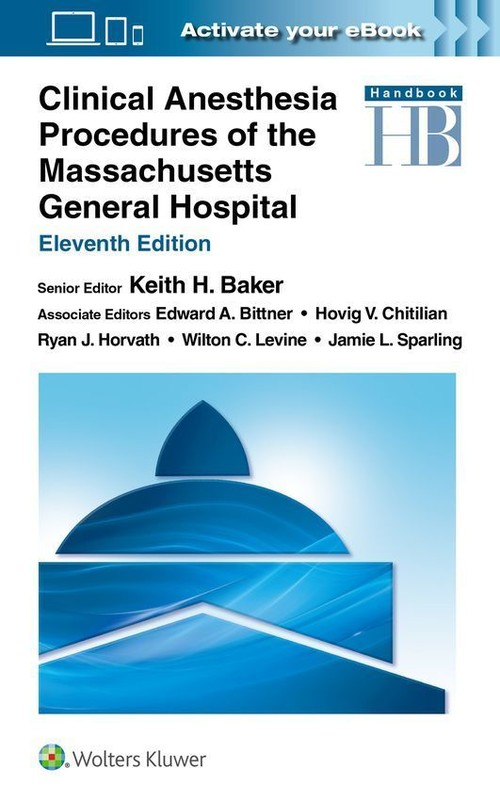 okładka Clinical Anesthesia Procedures of the Massachusetts General Hospital książka | Keith Baker