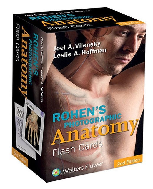 okładka Rohen's Photographic Anatomy Flash Cards książka | Joel A.Vilensky