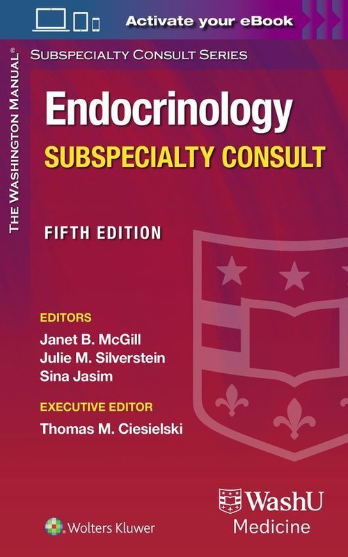 okładka The Washington Manual Endocrinology Subspecialty Consult książka | Janet B.McGill