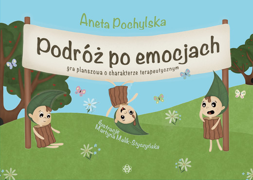 okładka Podróż po emocjach Gra planszowa o charakterze terapeutycznym książka | Aneta Pochylska