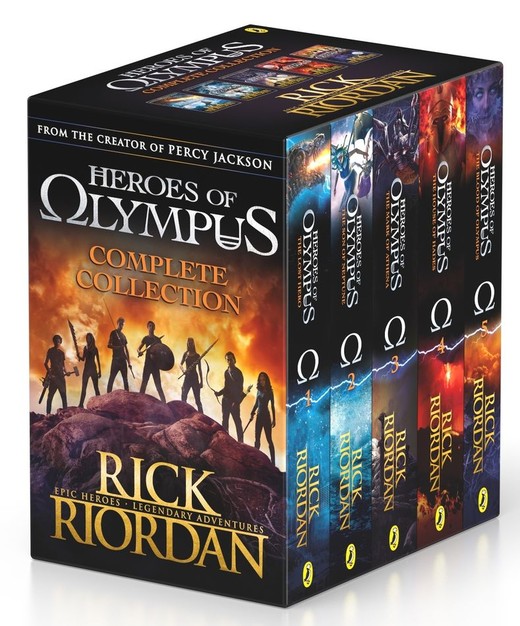 okładka Heroes of Olympus Complete Collection książka | Rick Riordan