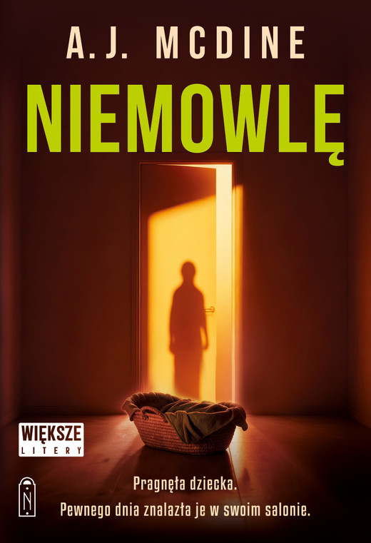 okładka Niemowlę. Duże Litery książka | A.J. McDine