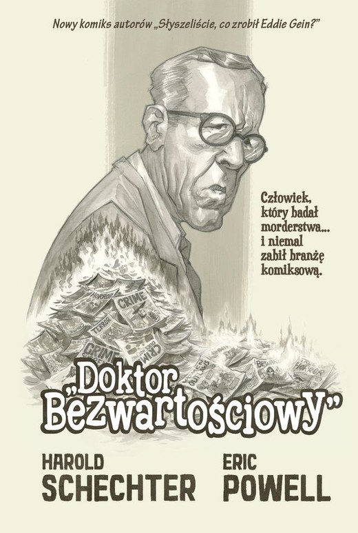 okładka Doktor Bezwartościowy książka | Eric Powell, Harold Schechter