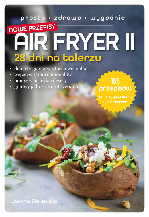 okładka Air Fryer II. 28 dni na talerzu książka | Joanna Zielewska