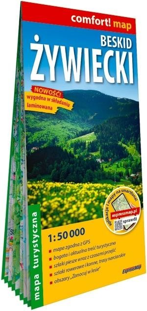 okładka Comfort! map Beskid Żywiecki 1:50 000 w.2026 książka | Praca Zbiorowa