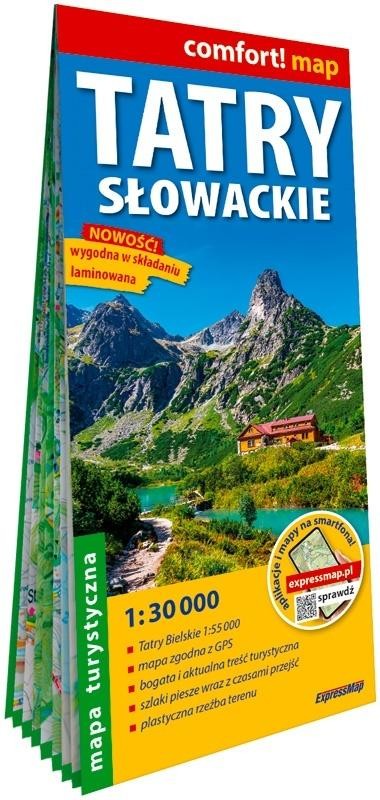 okładka Tatry słowackie / Tatry slovenske 1:30 000 w.2026 książka | Praca Zbiorowa