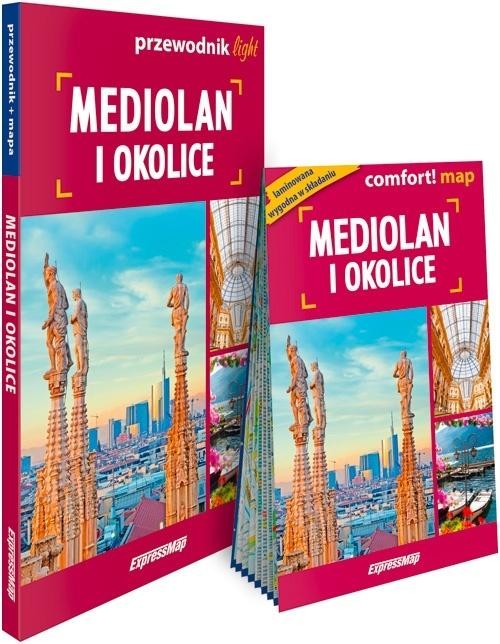 okładka Mediolan i okolice light: przewodnik + mapa książka | Marta Stebel, Karolina Adamczyk, Marta Lasota