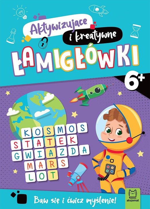 okładka Łamigłówki aktywizujące i kreatywne od 6 lat książka | Ewa Tadrowska