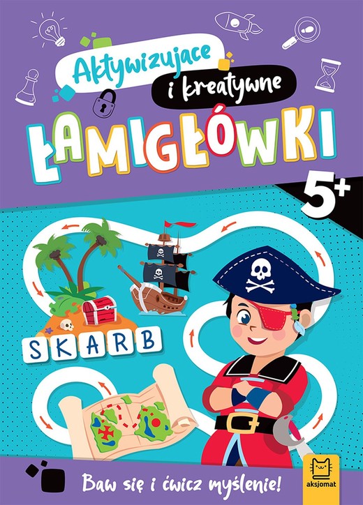 okładka Łamigłówki aktywizujące i kreatywne od 5 lat książka | Ewa Tadrowska