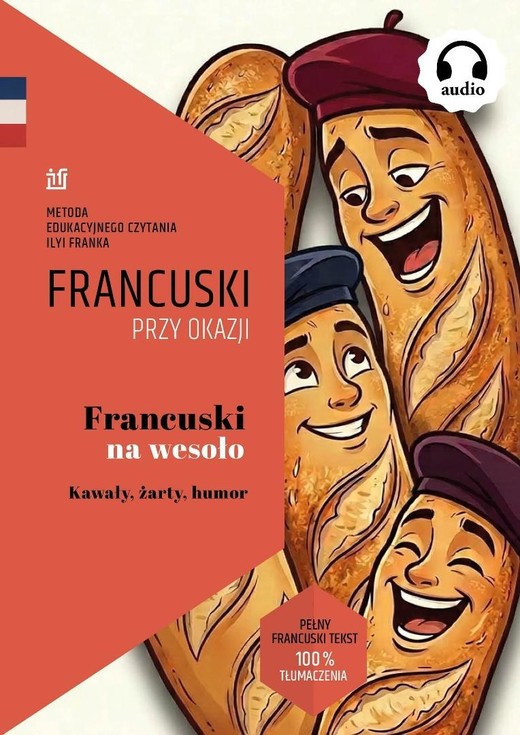 okładka Francuski na wesoło. Kawały, żarty, humor książka | Tajemniczy Paryżanin