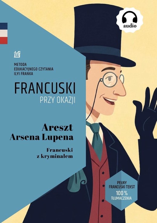 okładka Areszt Arsena Lupena. Francuski z kryminałem książka | Maurice Leblanc