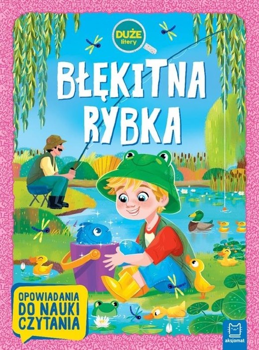 okładka Błękitna rybka. Opowiadania do nauki czytania książka