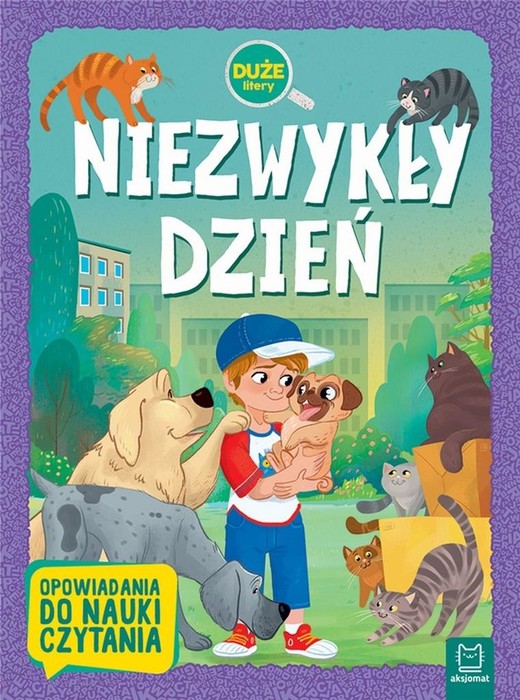 okładka Duże litery. Niezwykły dzień książka | Praca Zbiorowa