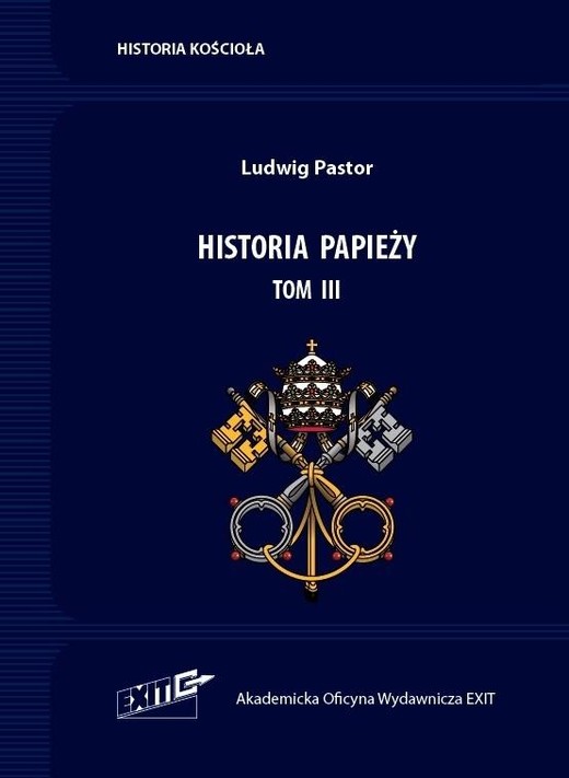 okładka Historia papieży T.3 książka | Pastor Ludwig