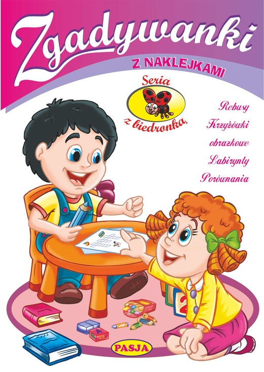 okładka Zgadywanki z naklejkami książka | Ernest Błędowski, Kruszewski Włodzimierz