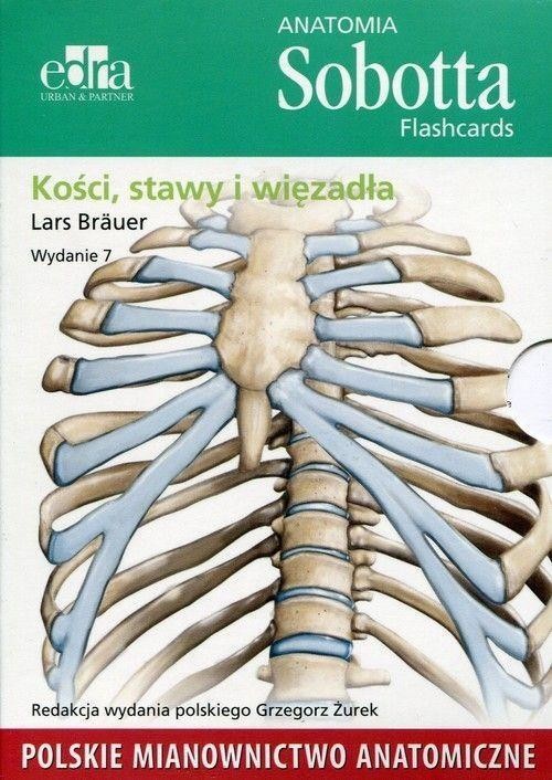 okładka Anatomia Sobotta. Flashcards - Kości, stawy..pol. książka | Brauer Lars