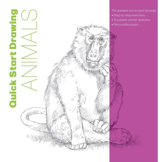 okładka Quick Start Drawing Animals książka | Team Walter