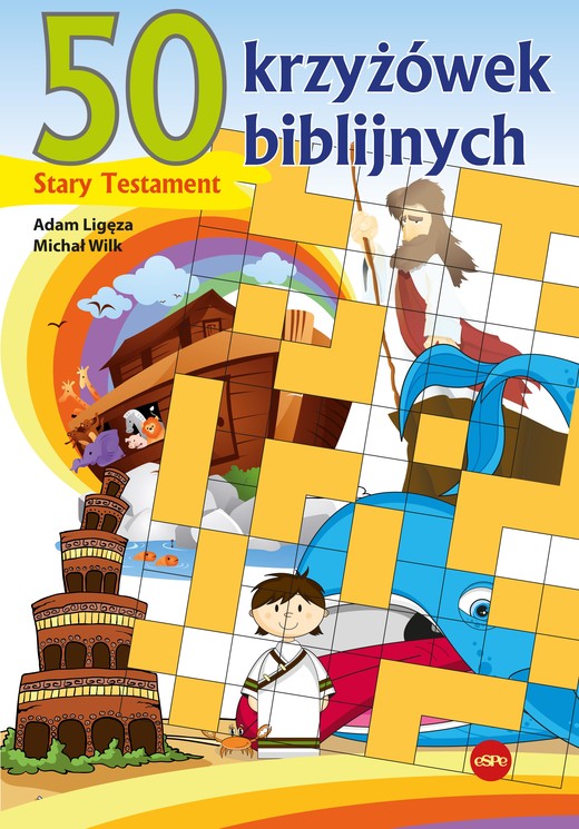 okładka 50 krzyżówek biblijnych książka | Adam Ligęza, Michał Wilk