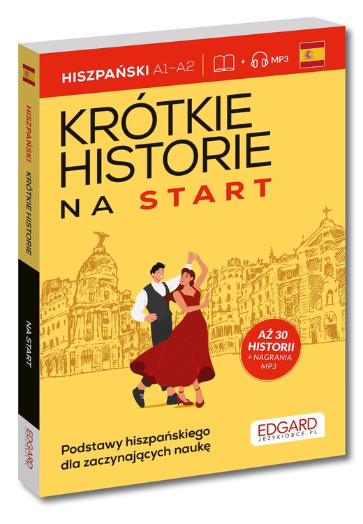 okładka Hiszpański Krótkie historie na start książka | Karpacz Natalia