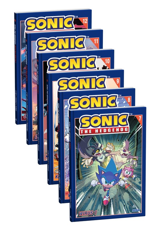 okładka Pakiet Sonic the Hedgehog. Tomy 7-12 książka | Adam BryceThomas, Ian Flynn, Tracy Yardley